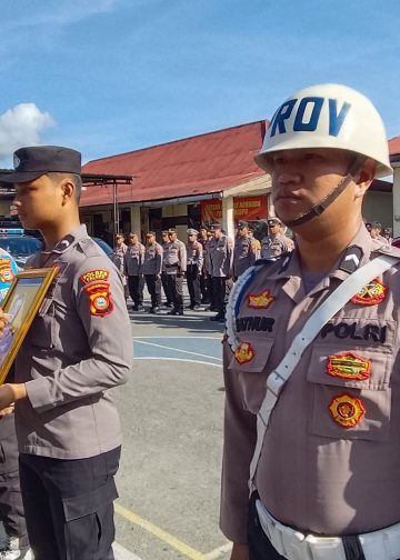 Kapolres Palopo Pimpin Upacara Pemberhentian Tidak Dengan Hormat Personelnya