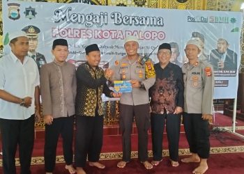 Kapolres Palopo Hadiri Langsung Kegiatan Pembinaan Binrohtal di Masjid Hidayatullah 