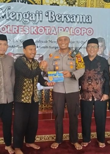 Kapolres Palopo Hadiri Langsung Kegiatan Pembinaan Binrohtal di Masjid Hidayatullah 
