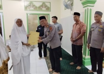 Kapolres Palopo, AKBP Safi’i Nafsikin, memimpin Safari Ramadhan 1446 H yang berlangsung di Masjid As-Sa’diah, Kelurahan Pattene, Kecamatan Wara Utara, Kota Palopo
