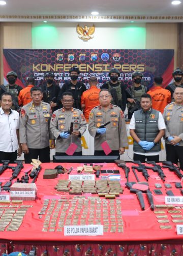 Satgas Ops Damai Cartenz Gagalkan Jaringan Penyuplai Senpi dan Ribuan Amunisi ke KKB Lintas Provinsi