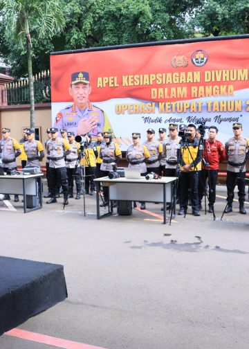 Divhumas Polri Gelar Apel Kesiapsiagaan Dalam Rangka Operasi Ketupat 2025