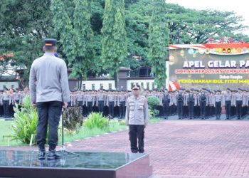 Wakapolda Sulsel Pimpin Pimpin Apel Gelar Pasukan Operasi Ketupat 2025