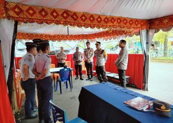 Kapolres Palopo Cek Personil Di Pos Terpadu Lebaran