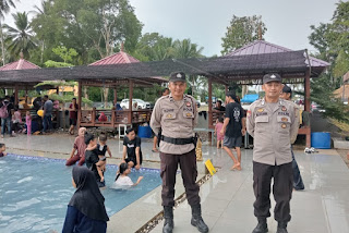 Berikan Rasa Aman, Polsek Sinjai Timur Amankan Tempat Wisata di Wilayah Tugasnya