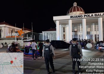 Satuan Samapta Polres Palopo Laksanakan Keamanan Dan Ketertiban Menjelang Tahapan Pemilihan Suara Ulang Walikota Palopo