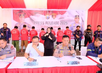 Polda Sulsel Gelar Press Release Kasus Pemalsuan Surat Kendaraan