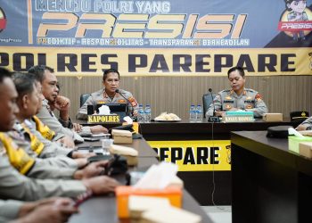 Sikapi Perkembangan Situasi, Kapolres Parepare Atensi Bhabinkamtibmas Pedomani Polri Untuk Masyarakat