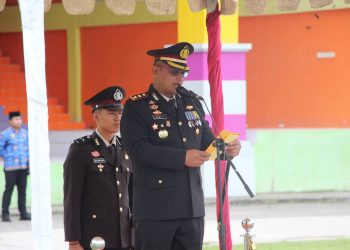 Kapolres Enrekang AKBP Hari Budiyanto Selaku Inspektur Upacara Peringatan Harkitnas, Berikut Amanatnya