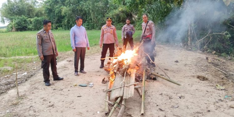 Warga Apresiasi Tindakan Tegas Polsek Panca Rijang dan Polsubsektor Kulo Gerebek Arena Sabung Ayam