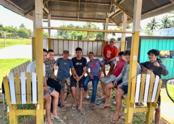 Bina Satkamling, Bhabinkamtibmas Desa Bune Sambangi Pos Kamling
