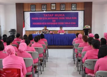 Gelar Tatap Muka Bersama Pembina dan Ketua Bhayangkari, Kapolres Toraja Utara : Polri dan Bhayangkari Saling Menguatkan dan Melengkapi
