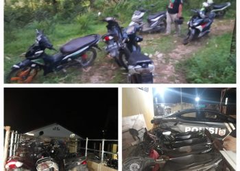 Dukung Ops Pekat Lipu 2025, Polsek Sanggalangi’ Gerebek Judi Sabung Ayam Amankan 6 Unit Sepeda Motor