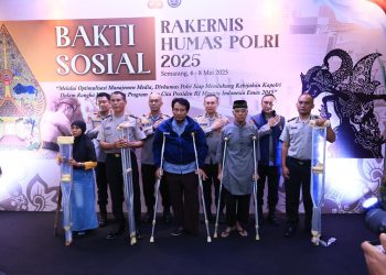 Rakernis Humas Polri 2025 Dibuka dengan Bakti Sosial dan Bakti Kesehatan di Akpol Semarang