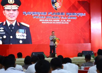 Wakapolda Sulsel Buka Rakernis Reskrim T.A. 2025, Tegaskan Komitmen Wujudkan Reskrim Polri yang Presisi