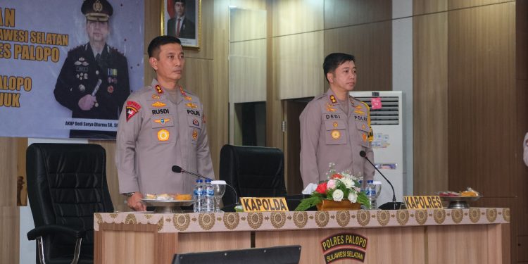 Kapolda Sulsel Kunjungi Polres Palopo, Berikan Arahan Strategis Jelang PSU Pilwalkot