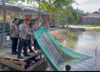 Dukung Ketahanan Pangan, Kapolda Sulsel Lepas 20 Ribu Ekor Bibit Ikan Nila