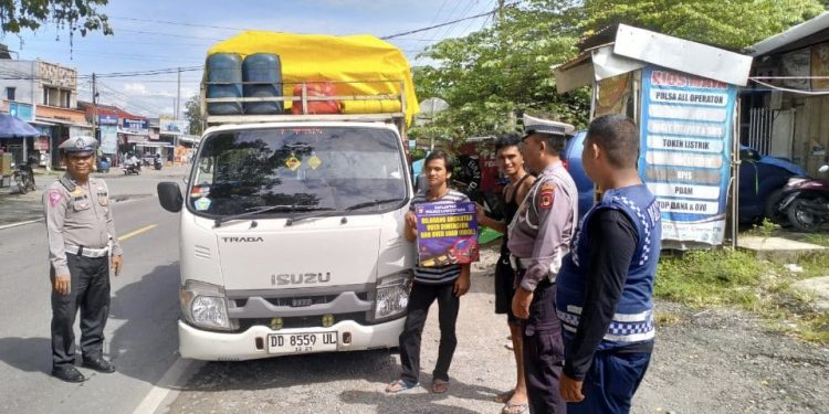 Satlantas Polres Luwu Utara Gencarkan Sosialisasi Bahaya ODOL dan Pentingnya Tertib Berlalu Lintas