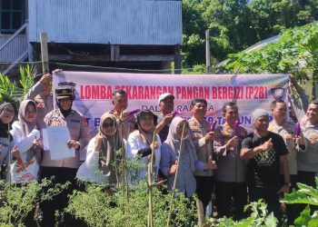Menuju Hari Bhayangkara ke-79, Polres Parepare Gelar Lomba Pekarangan Pangan Bergizi di Kelurahan Tiro Sompe