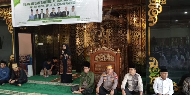 Safari Training Tilawah dan Tahfidz Al-Qur’an Nasional Digelar di Masjid Nurul Khoir Polres Pinrang
