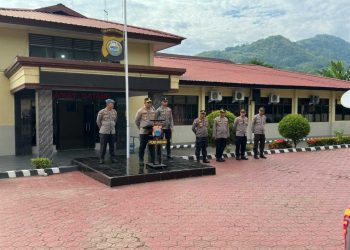 Kapolres Enrekang AKBP Hari Budiyanto Gelar Apel Kesiapan Dalam Rangka Hari Buruh Internasional