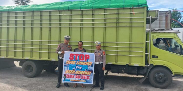 Satlantas Polres Maros Gelar Sosialisasi ODOL ke Komunitas Sopir Truk