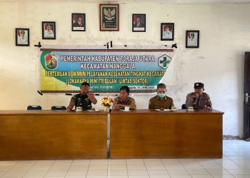 Bhabinkamtibmas Polsek Tondon Nanggala Hadiri Pertemuan Lokakarya Mini Pelayanan Kesehatan Tingkat Kecamatan