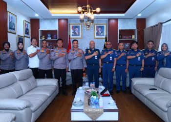 Kapolda Sulsel Terima Audiensi Kepala Kantor KSOP Utama Makassar