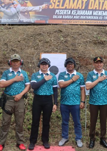 Polres Luwu Gelar Kejuaraan Menembak, Wujud Soliditas Sambut Hari Bhayangkara ke-79
