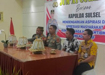 Bangun Sinergitas Bekrkelanjutan, Jumat Curhat Rutin Kapolda Kunjungi Warga Jongaya