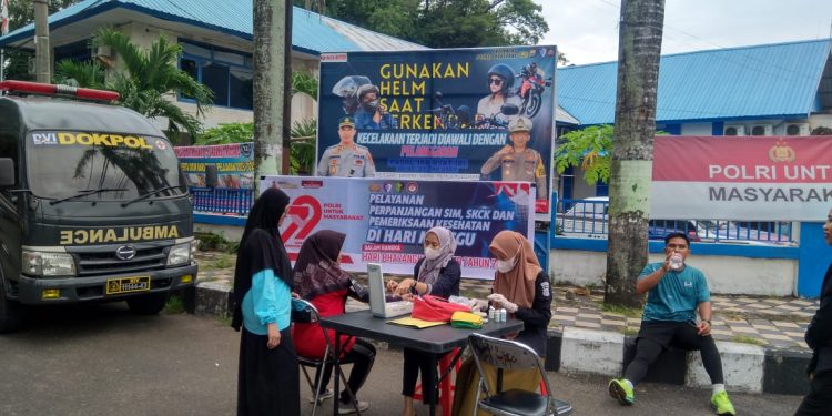 Menuju Hari Bhayangkara ke-79, Polres Parepare Hadirkan Pelayanan Gratis di Car Free Day”