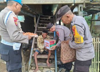 Polri untuk Masyarakat, Polsek Bantimurung Polres Maros Gelar Kegiatan Bantuan Sosial Dan Bakti Religi