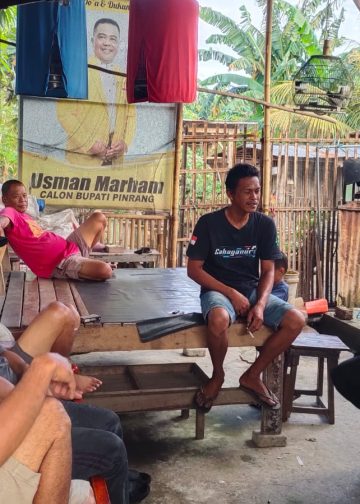 Bhabinkamtibmas Desa Makkawaru Sambangi Warga di Dusun Dolangeng