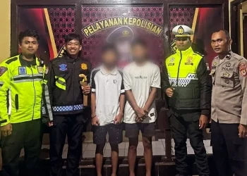Satlantas Polres Wajo Gelar Operasi Patuh Pallawa 2025, 2 Pemuda Diamankan Karena Bawa Badik