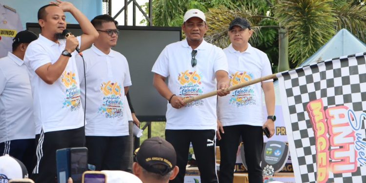 Jalan Sehat Anti Mager Warnai HUT ke-66 Luwu: Sinergi Pemerintah dan Polri Bangun Budaya Sehat