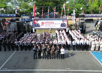 Hadirkan Semangat “Polri Untuk Masyarakat”, Polrestabes Makassar Gelar Upacara Peringatan Hari Bhayangkara Ke- 79