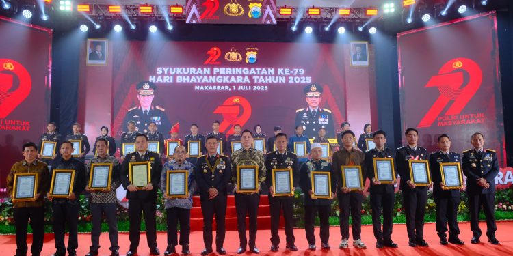Polda Sulsel Gelar Acara Syukuran HUT Bhayangkara Ke-79