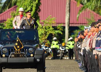 Kapolda Sulsel Pimpin Upacara Hari Bhayangkara Ke-79 Tahun 2025, Tegaskan Komitmen Polri untuk Masyarakat