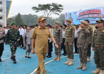 Dipimpin Bupati, Polres Toraja Utara Laksanakan Apel Gelar Pasukan Ops Patuh Pallawa 2025