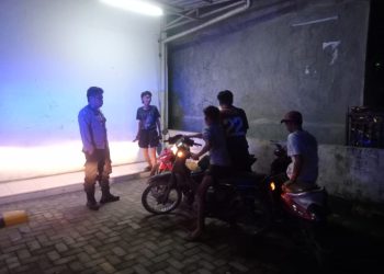 Giat Patroli Biru Polsek Lamasi dalam Rangka Menciptakan Kamtibmas yang Kondusif