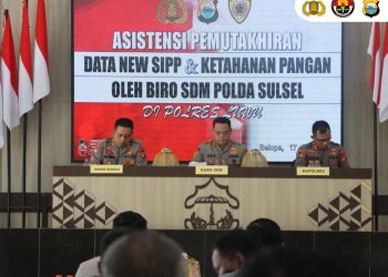 SDM Polda Sulsel Gerakkan Ketahanan Pangan : Karo SDM Pastikan 219 Hektare Lahan di Luwu Tidak Lagi Tidur