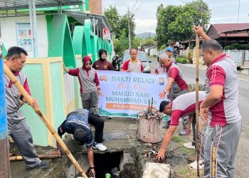 Polres Pinrang Gelar Bakti Religi Sambut Maulid Nabi Muhammad SAW 1447 H