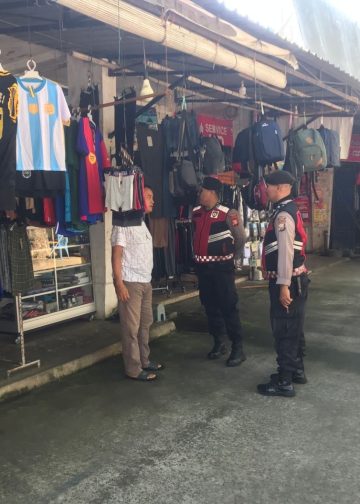 Ciptakan Keamanan Pasar, Sat Samapta Polres Maros Laksanakan Patroli Perintis Presisi di Pasar Rakyat Batangase