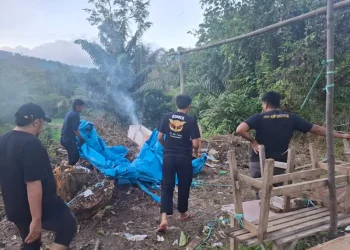 Personel Gabungan Polres Enrekang Bergerak Cepat Mendatangi Lokasi Judi Sabung Ayam