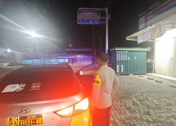 Giat Patroli Biru Polsek Lamasi dalam Rangka Menciptakan Kamtibmas yang Kondusif