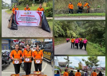 Sambut Hari Jadi Polwan ke-77, Polres Toraja Utara Gelar 2 Aksi Bakti Sosial