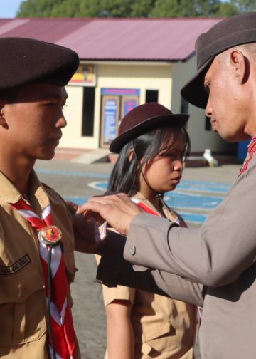 Polres Toraja Utara Gelar Penutupan Perkemahan Perjusami Saka Bhayangkara 2025