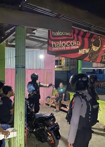 Sat Samapta Polres Maros Gelar Patroli Presisi, Himbau Pemuda Tidak Nongkrong Hingga Larut Malam