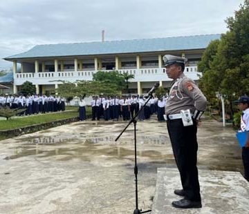 Sat Lantas Polres Luwu Utara Tekankan Keselamatan Pelajar Lewat Program Police Goes to School