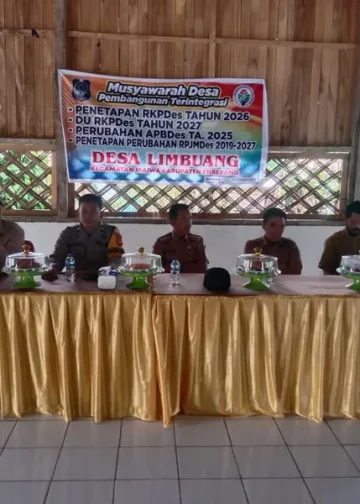 Bhabinkamtibmas Polsek Maiwa Hadiri Musyawarah Desa Pembangunan Terintegrasi di Desa Binaan